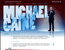 Tablet Screenshot of michaelcaine.com